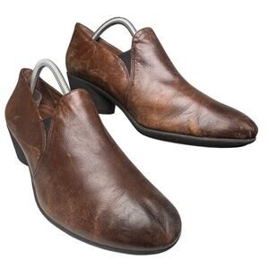 Dansko Robin Brown Leather Pumps Women Sz 42 US Sz 11 Career Minimalist Comfort